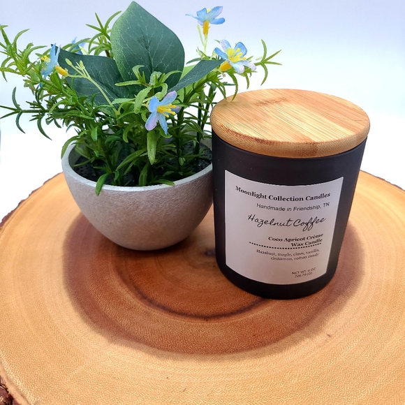 Homemade Hazelnut Coffee Candle Coco Apricot Wax
